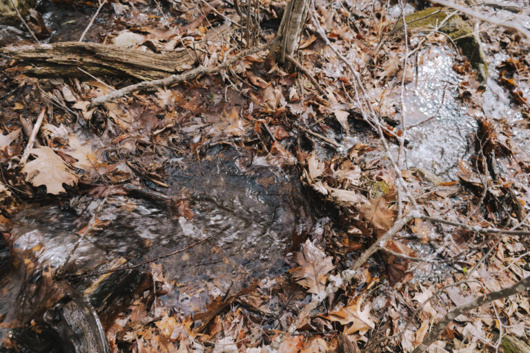 In pursuit of running water.